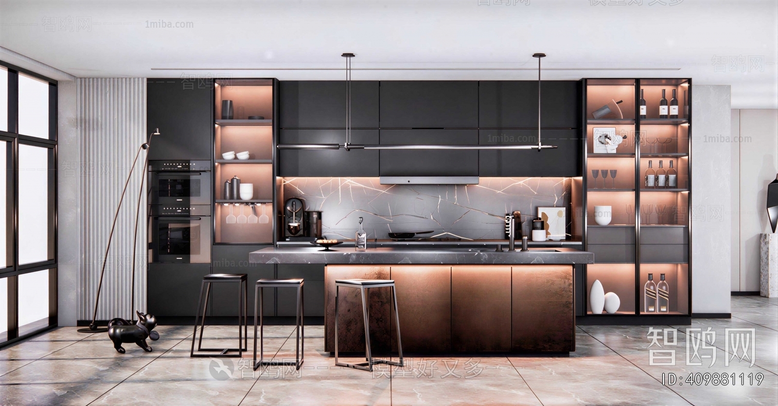 Modern Open Kitchen