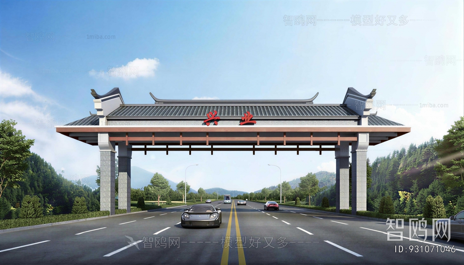 New Chinese Style Facade Element