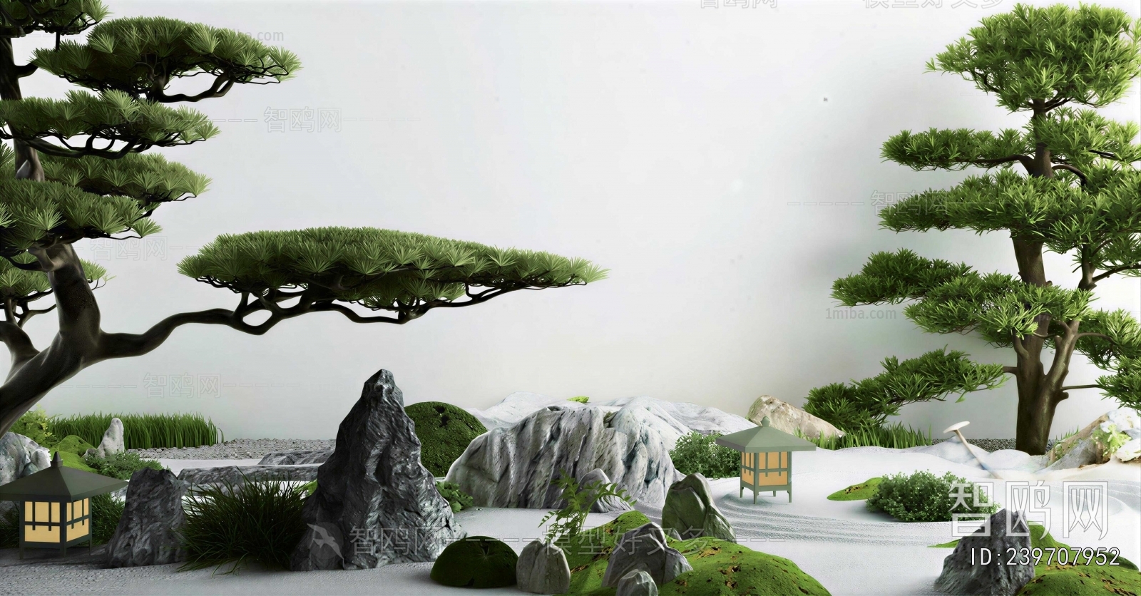New Chinese Style Courtyard/landscape