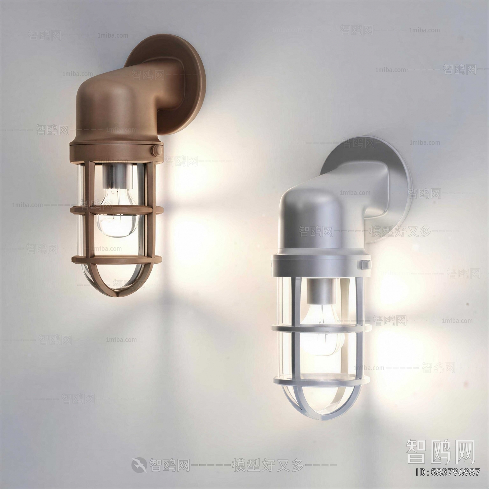 Industrial Style Wall Lamp