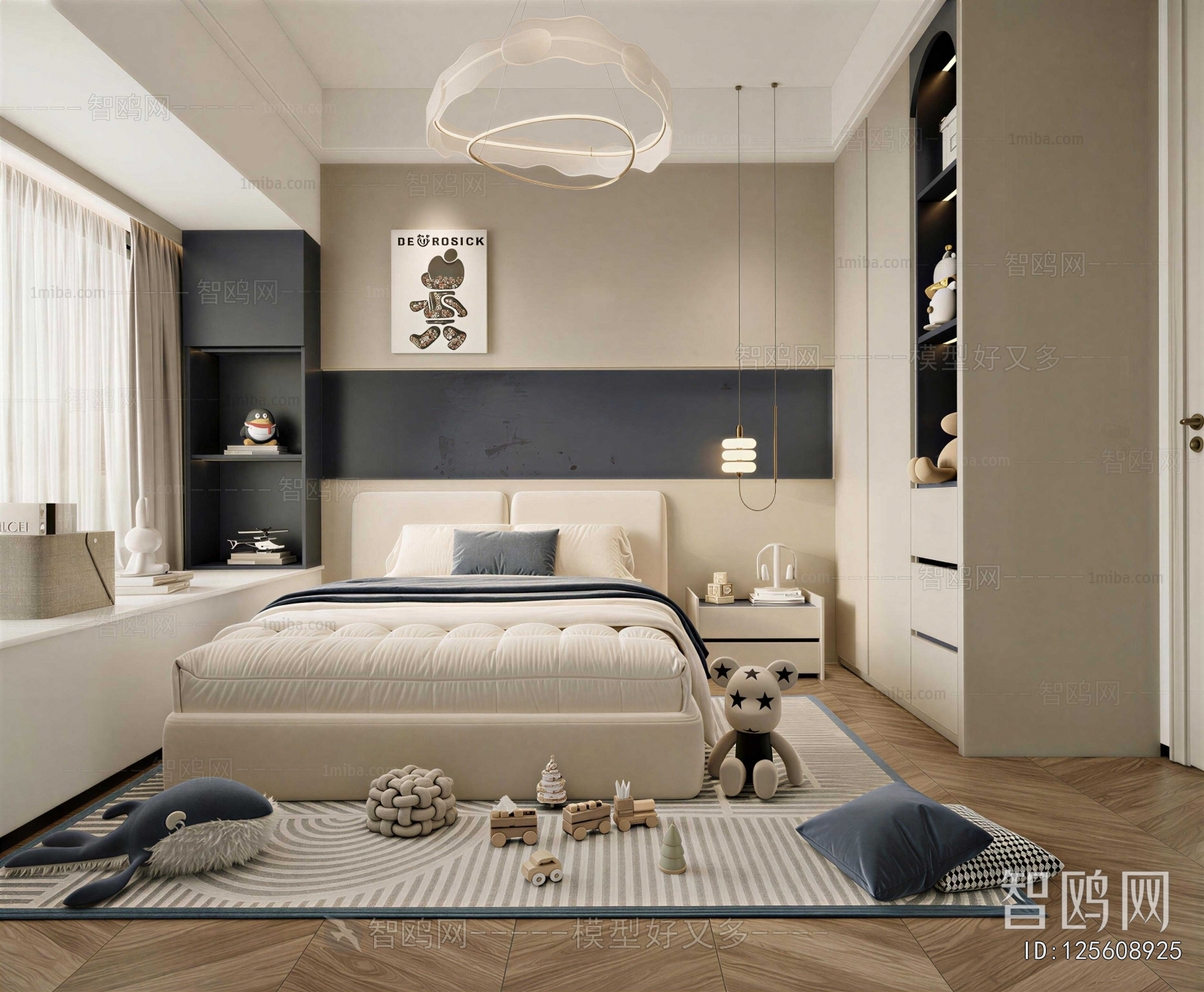 Modern Boy's Room And Son's Room