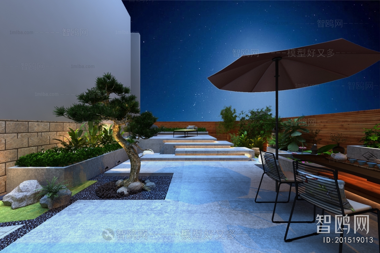 Modern Courtyard/landscape