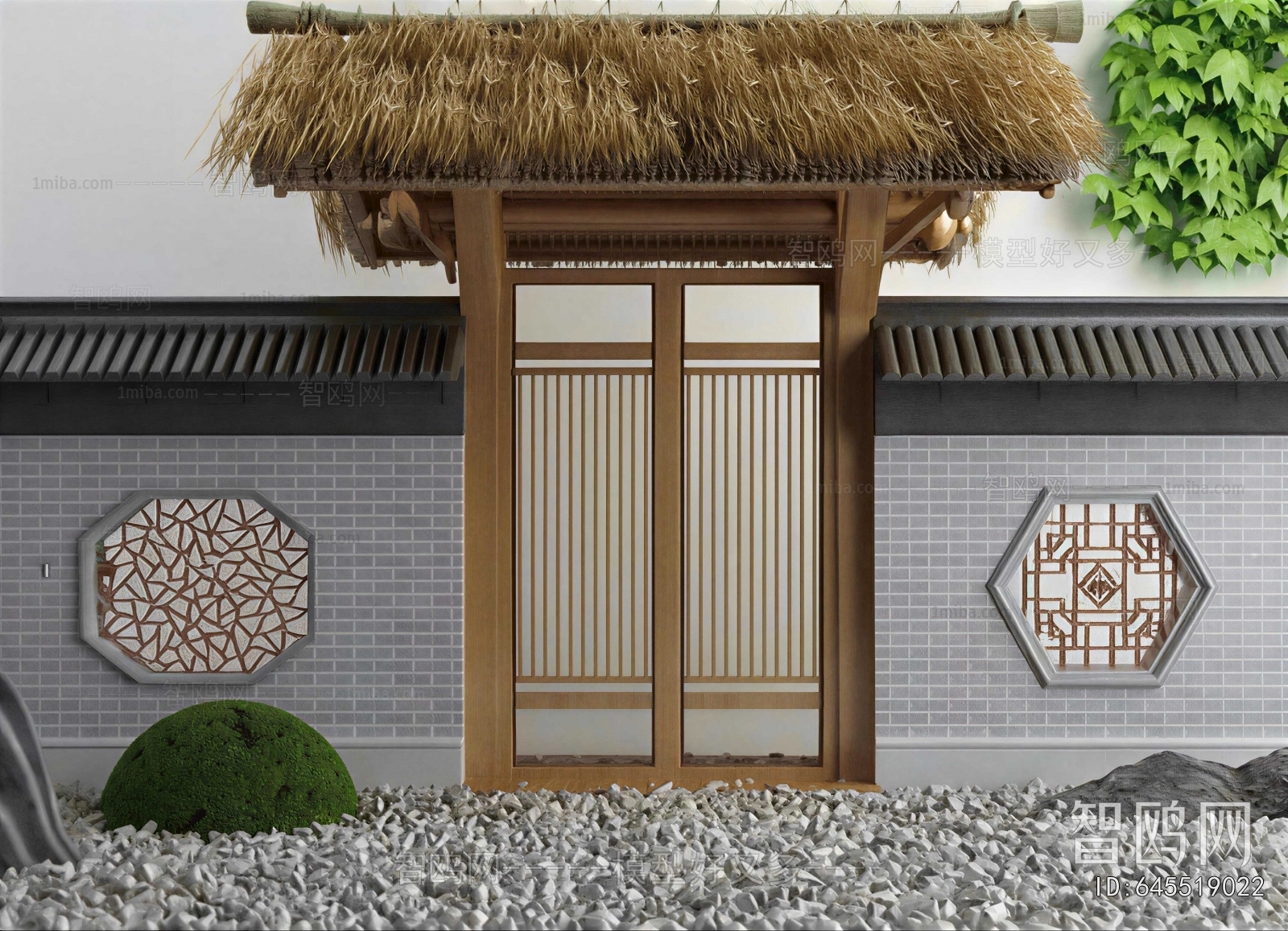 New Chinese Style Fire Door