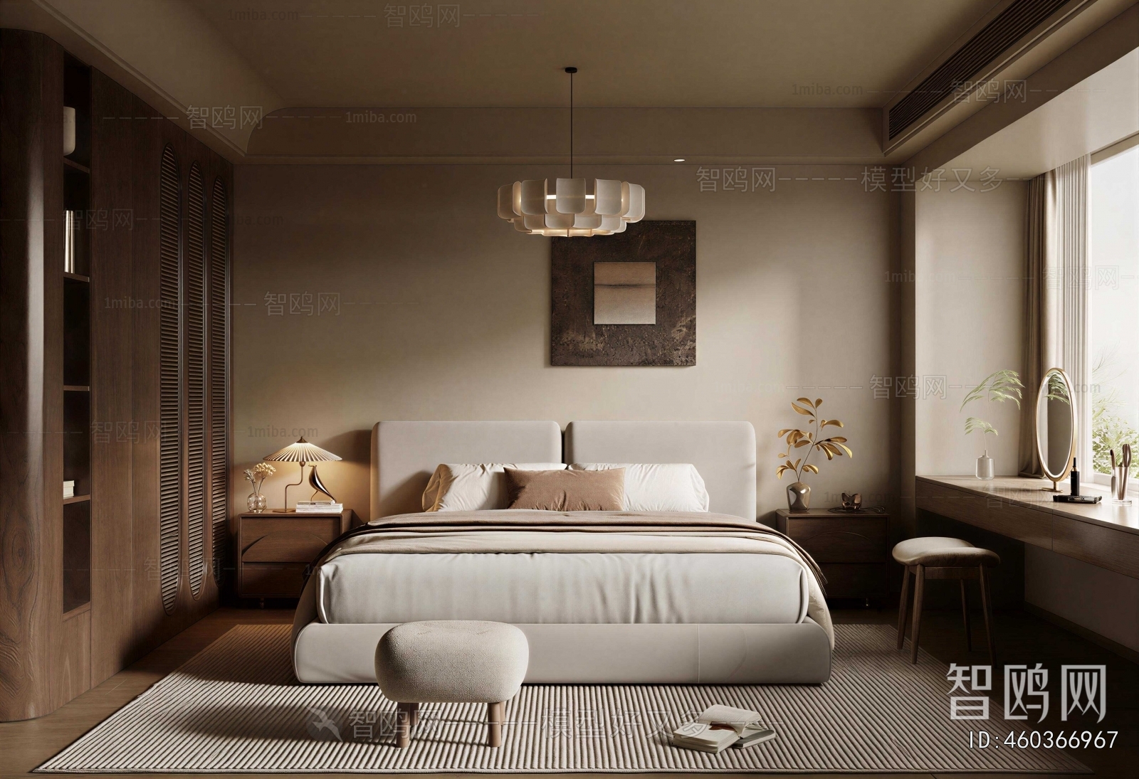 Wabi-sabi Style Bedroom