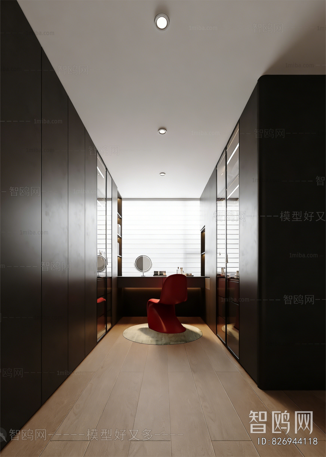 Modern Clothes Storage Area