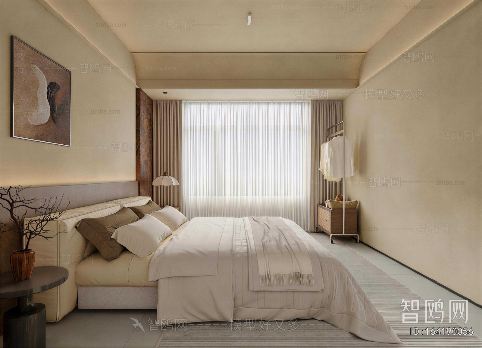 Wabi-sabi Style Bedroom