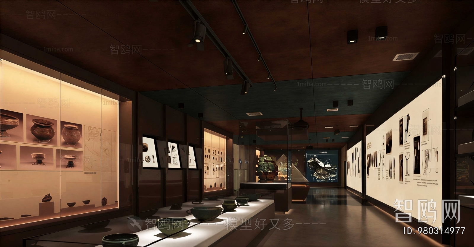New Chinese Style Exhibition Hall