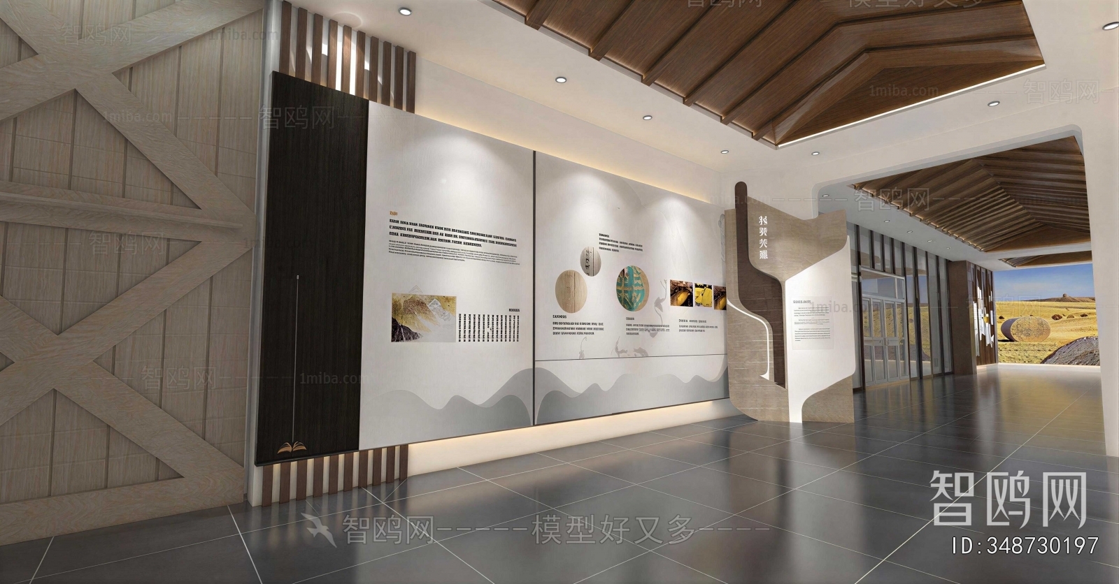New Chinese Style Exhibition Hall