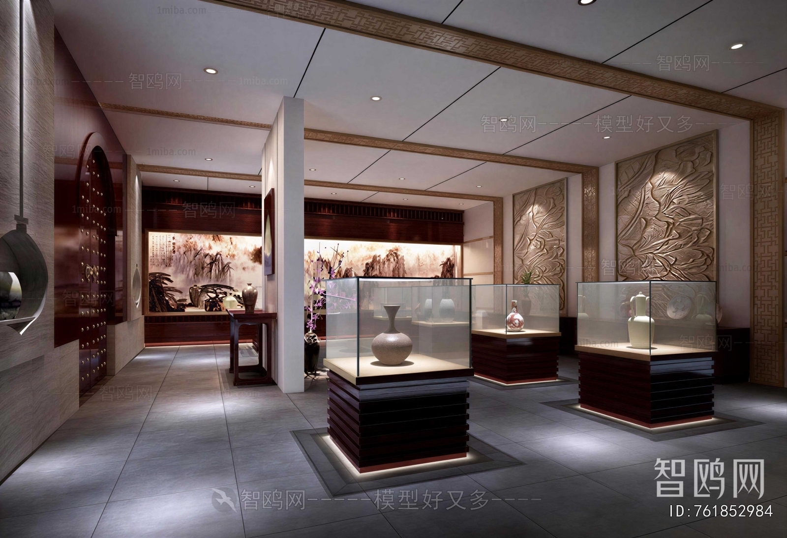 New Chinese Style Exhibition Hall