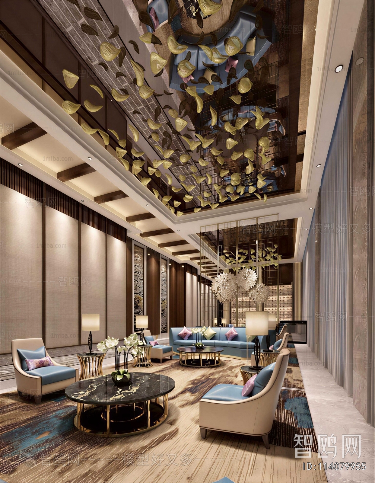 New Chinese Style Lobby Hall