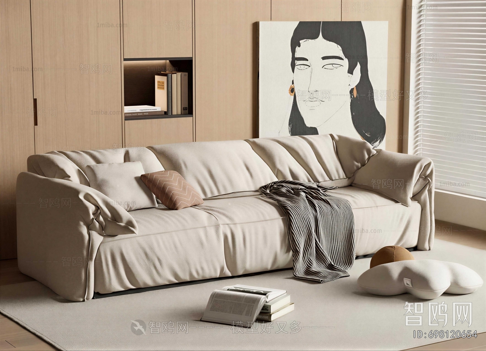 Wabi-sabi Style A Sofa For Two