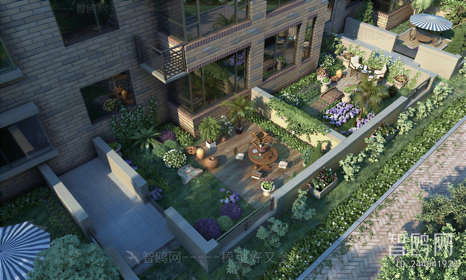 New Chinese Style Courtyard/landscape
