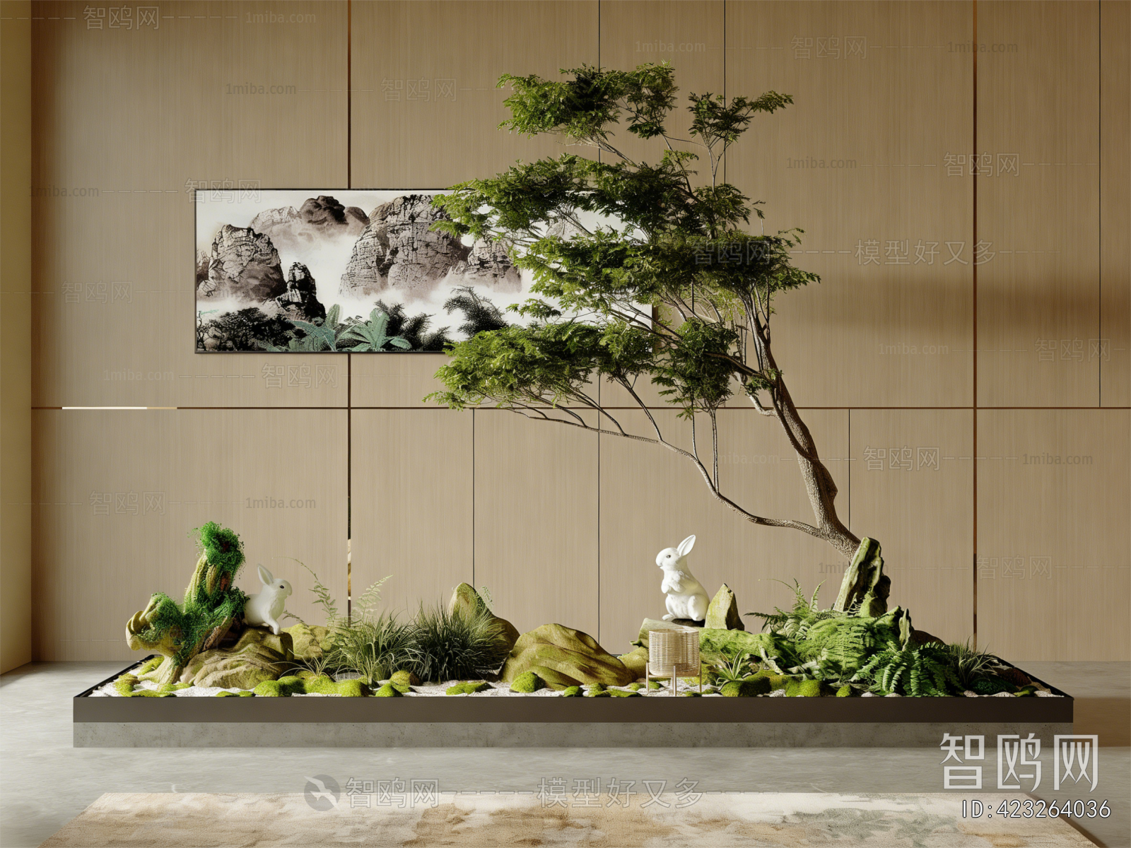 New Chinese Style Plant Landscaping