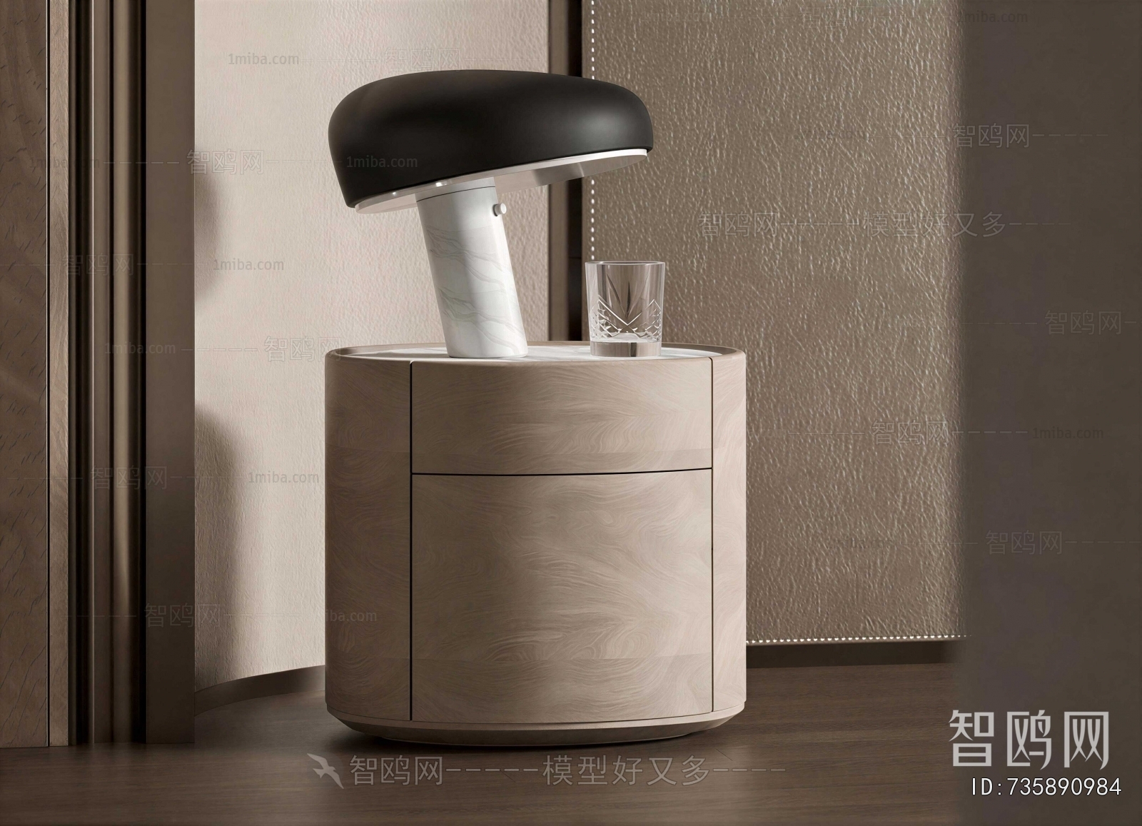 Modern Bedside Cupboard