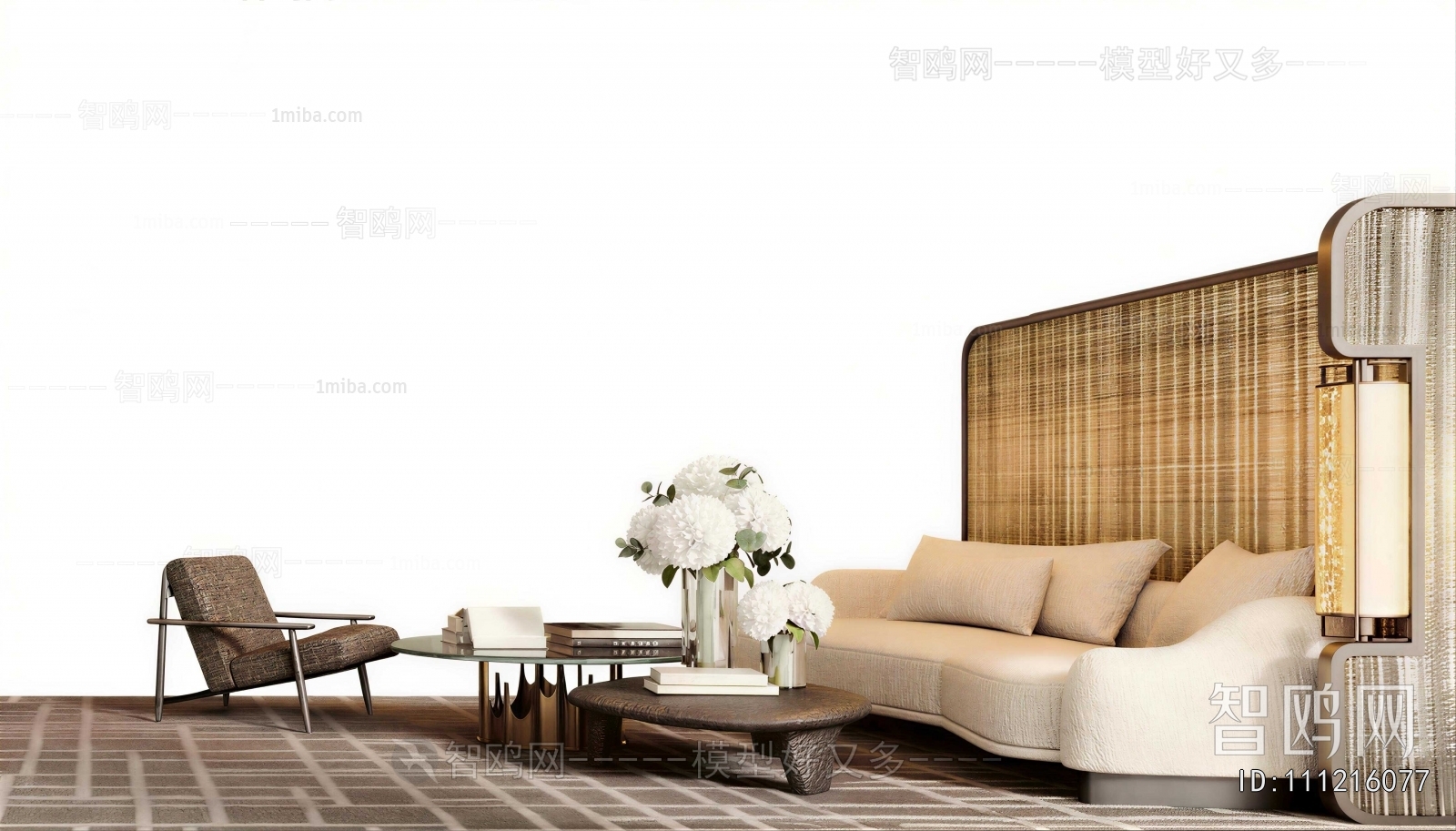 New Chinese Style Sofa Combination