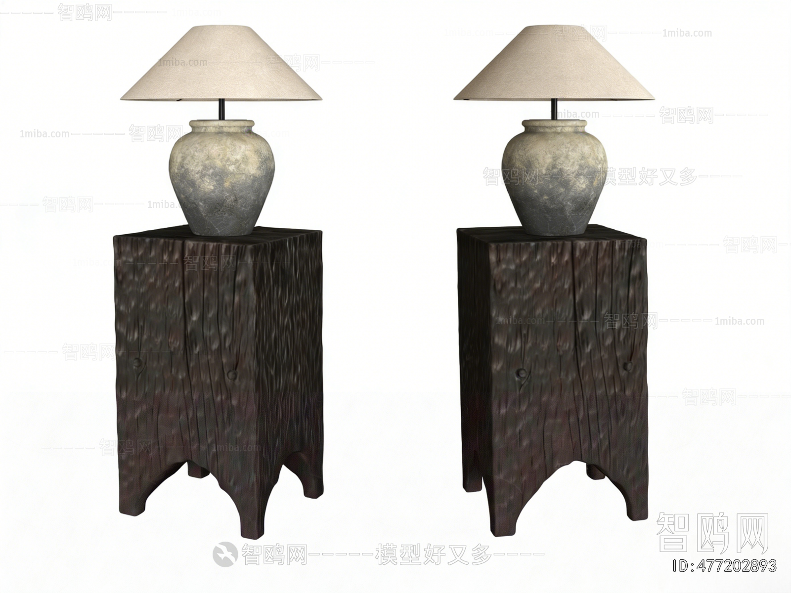 Wabi-sabi Style Table Lamp