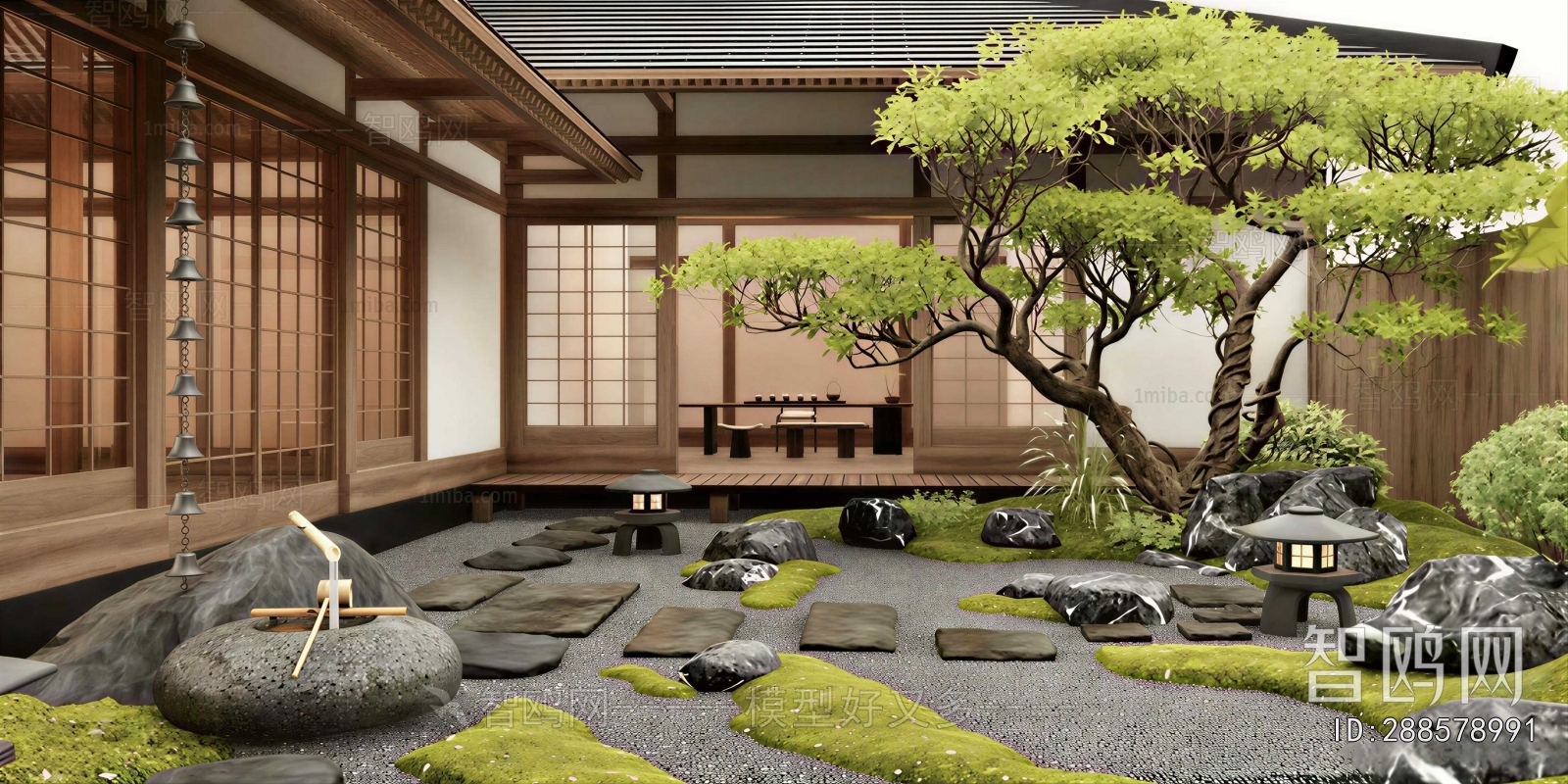 New Chinese Style Courtyard/landscape