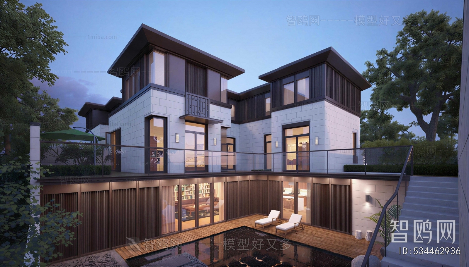 New Chinese Style Detached Villa