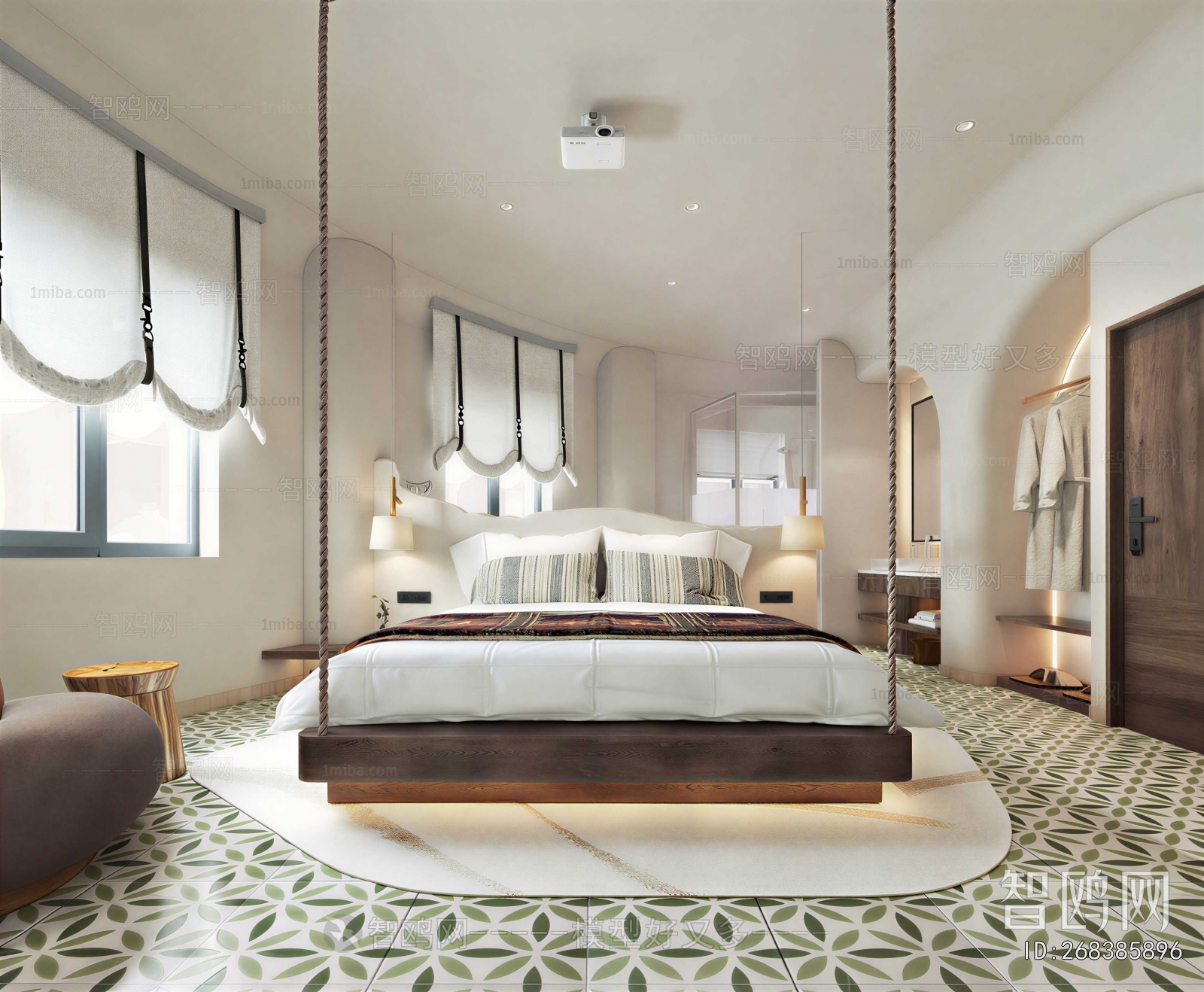 Wabi-sabi Style Bedroom