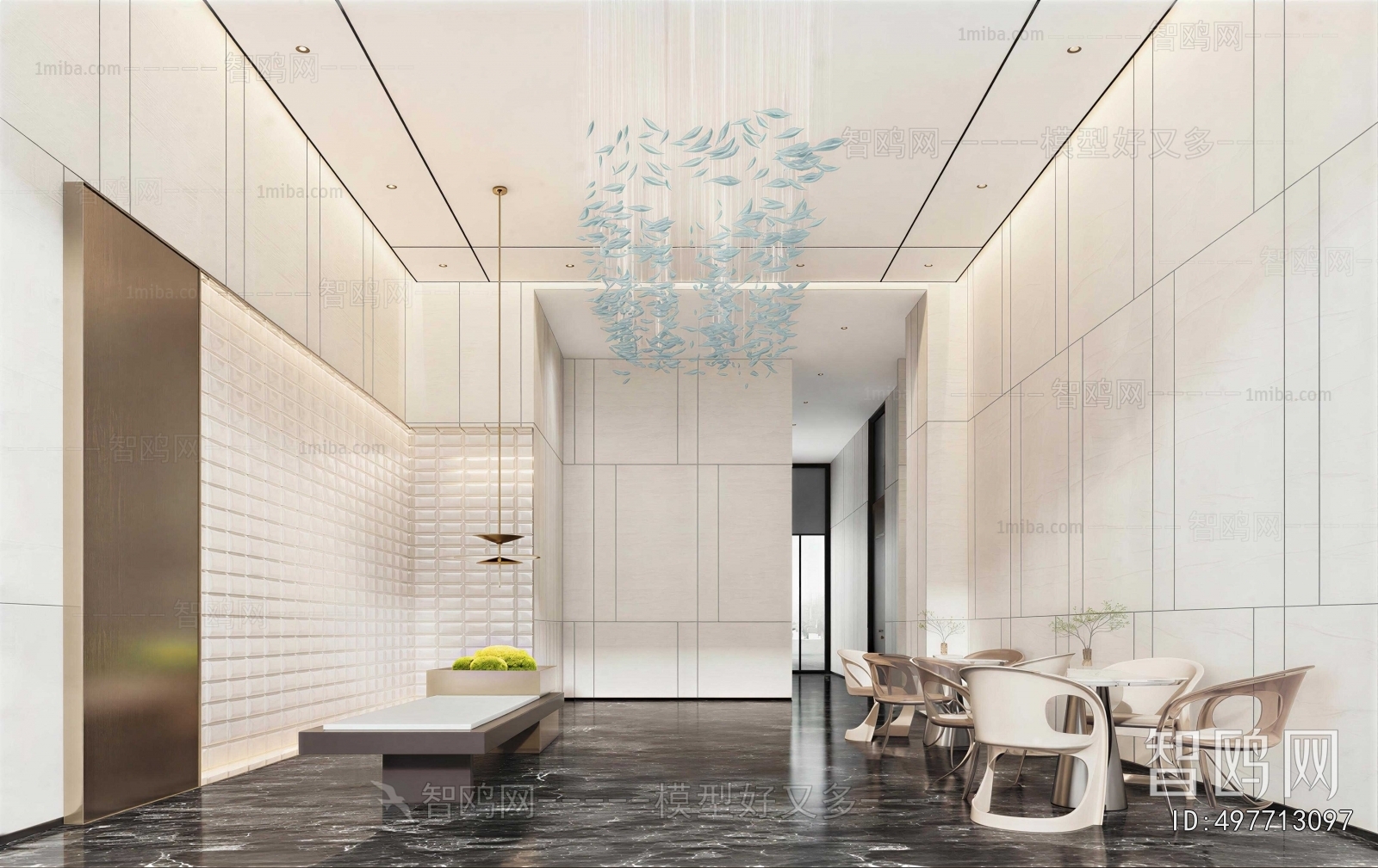 Modern Office Reception Desk