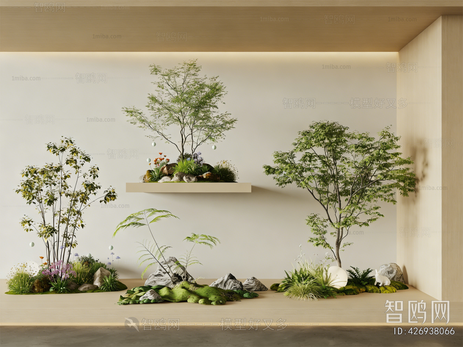 New Chinese Style Plant Landscaping
