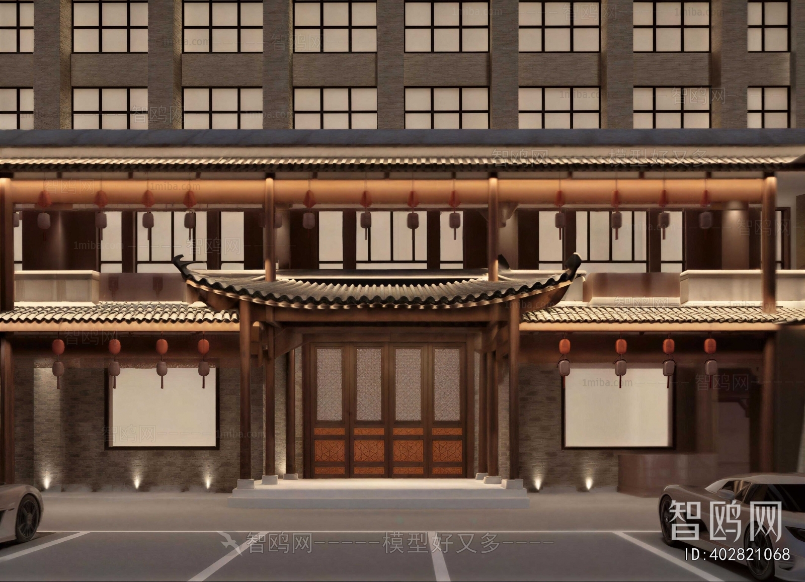 New Chinese Style Facade Element