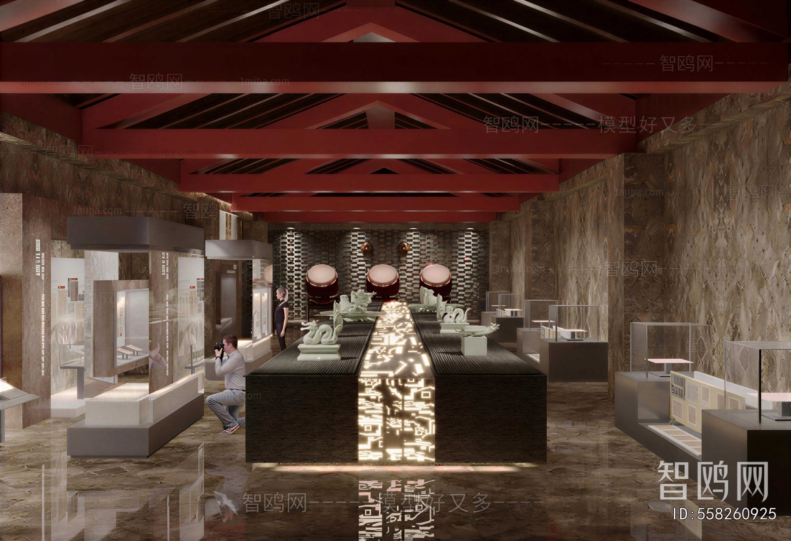 New Chinese Style Exhibition Hall