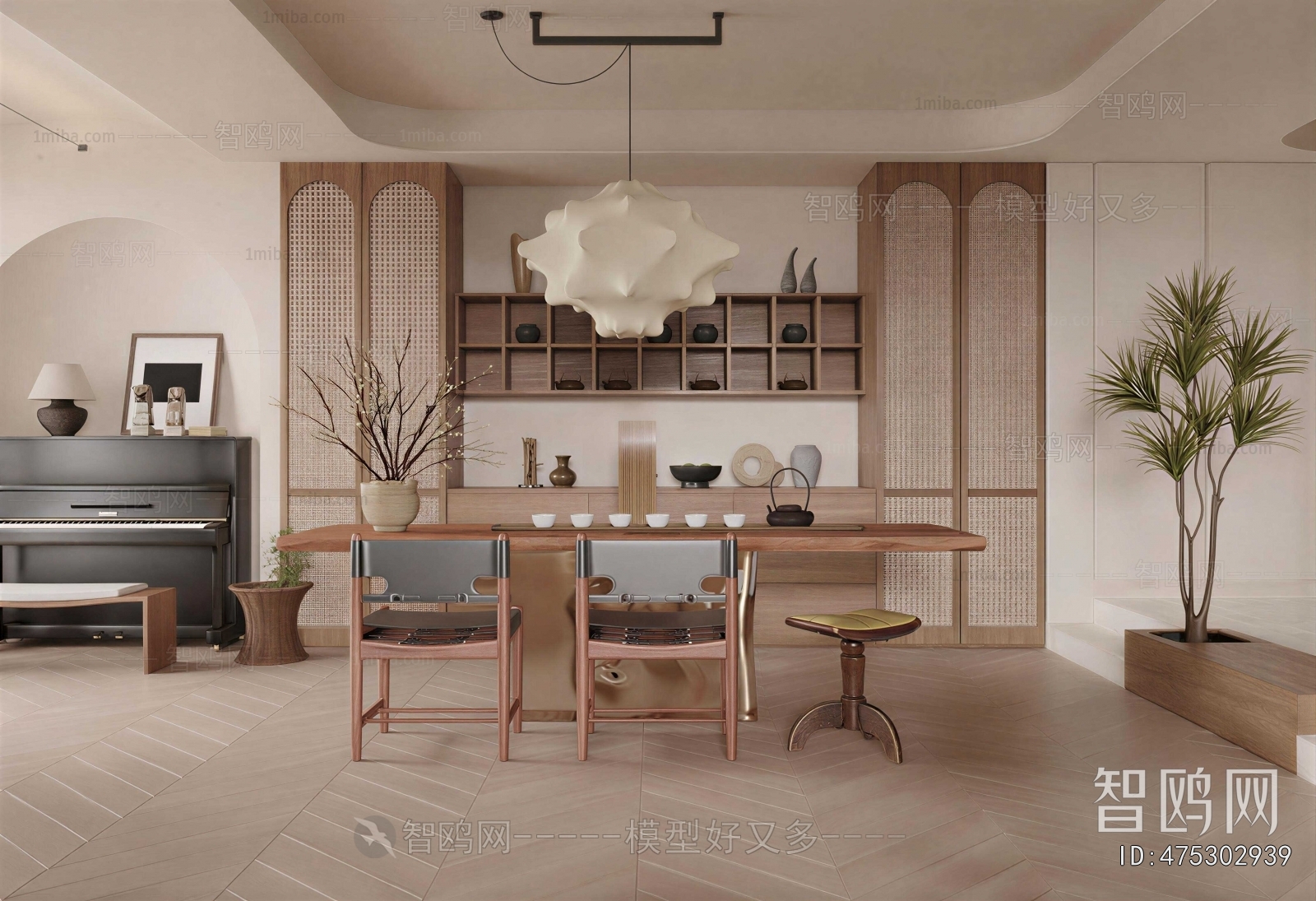 Wabi-sabi Style Tea House