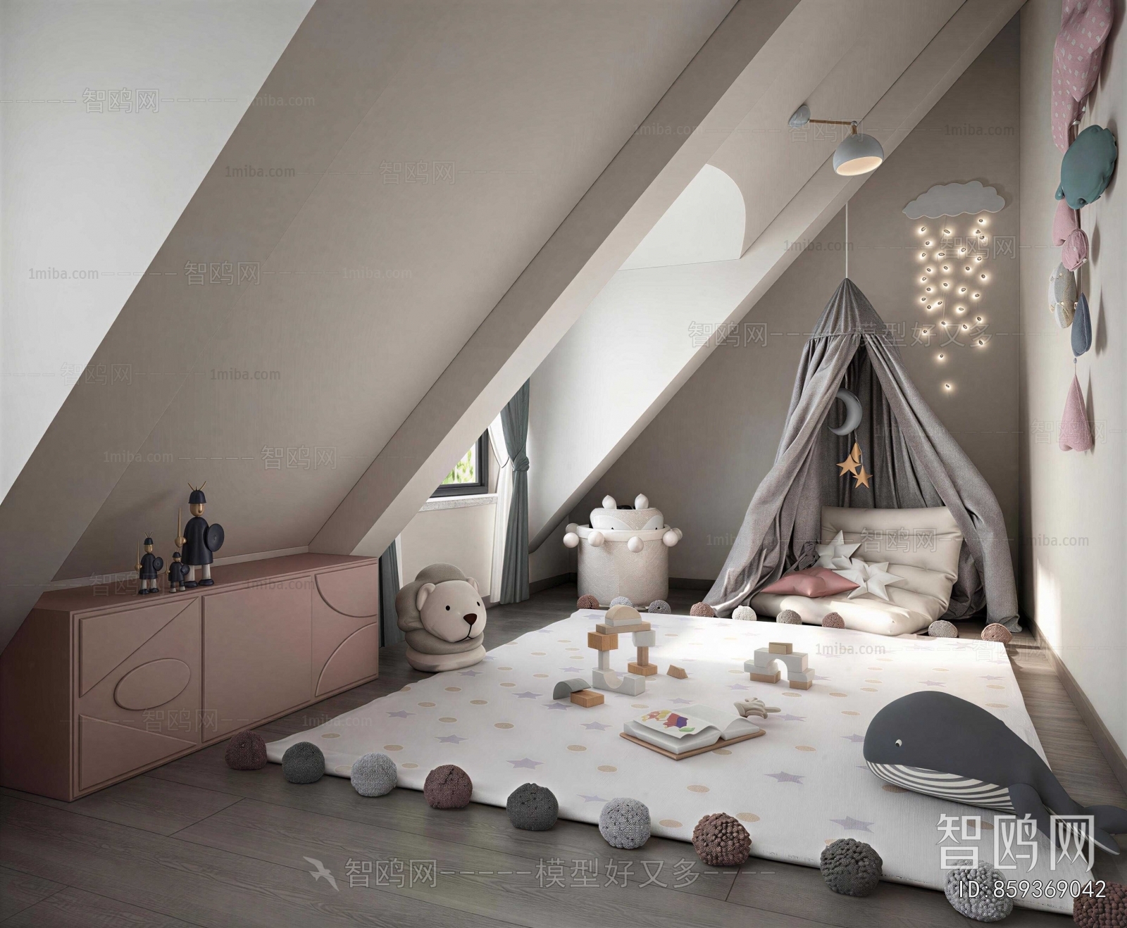 American Style Children's Room Activity Room