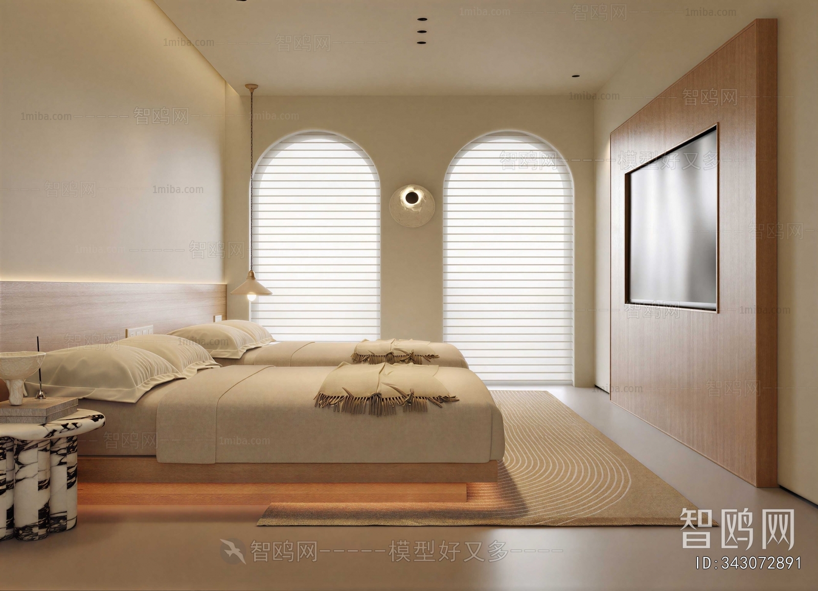 Modern Guest Room