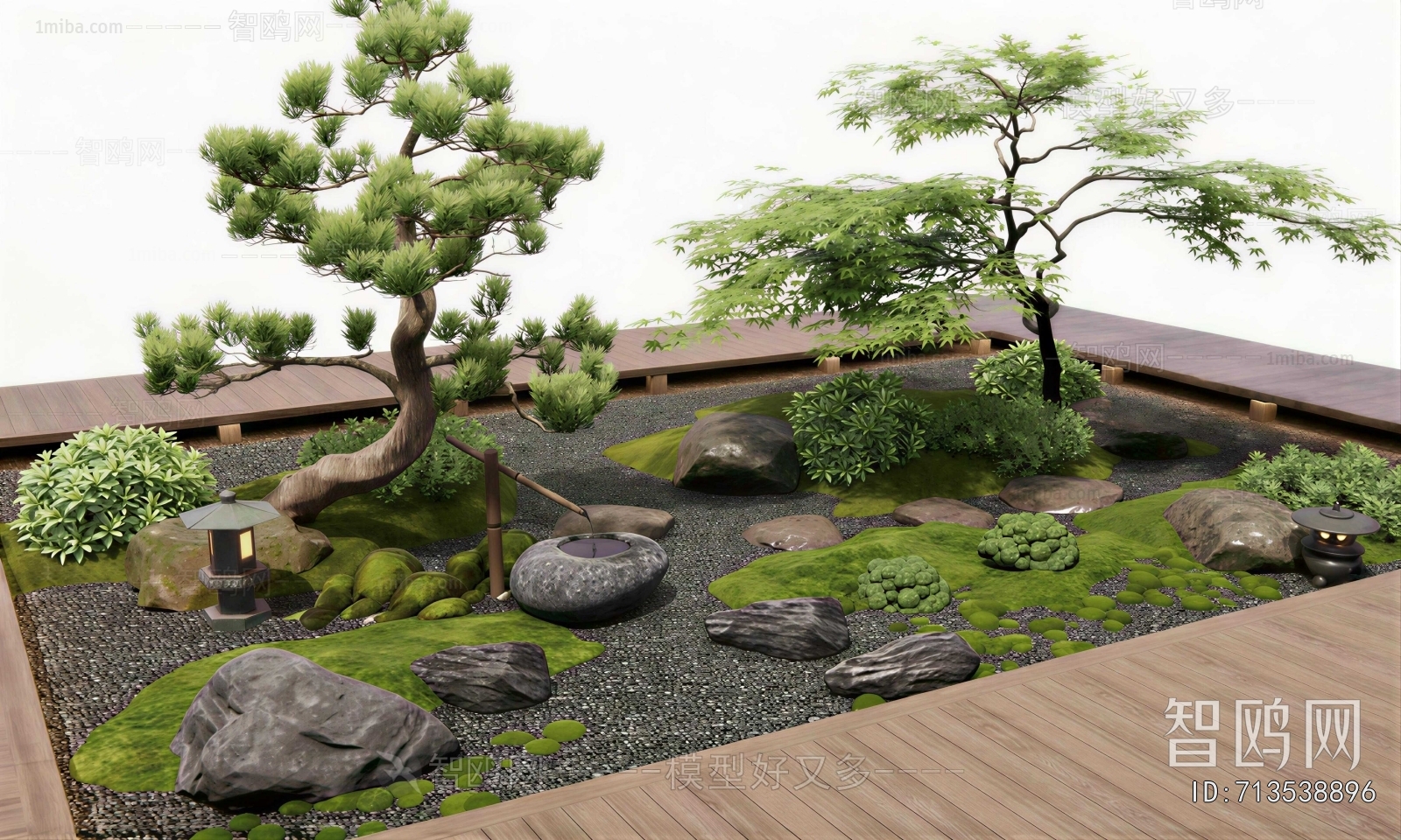 Japanese Style Courtyard/landscape