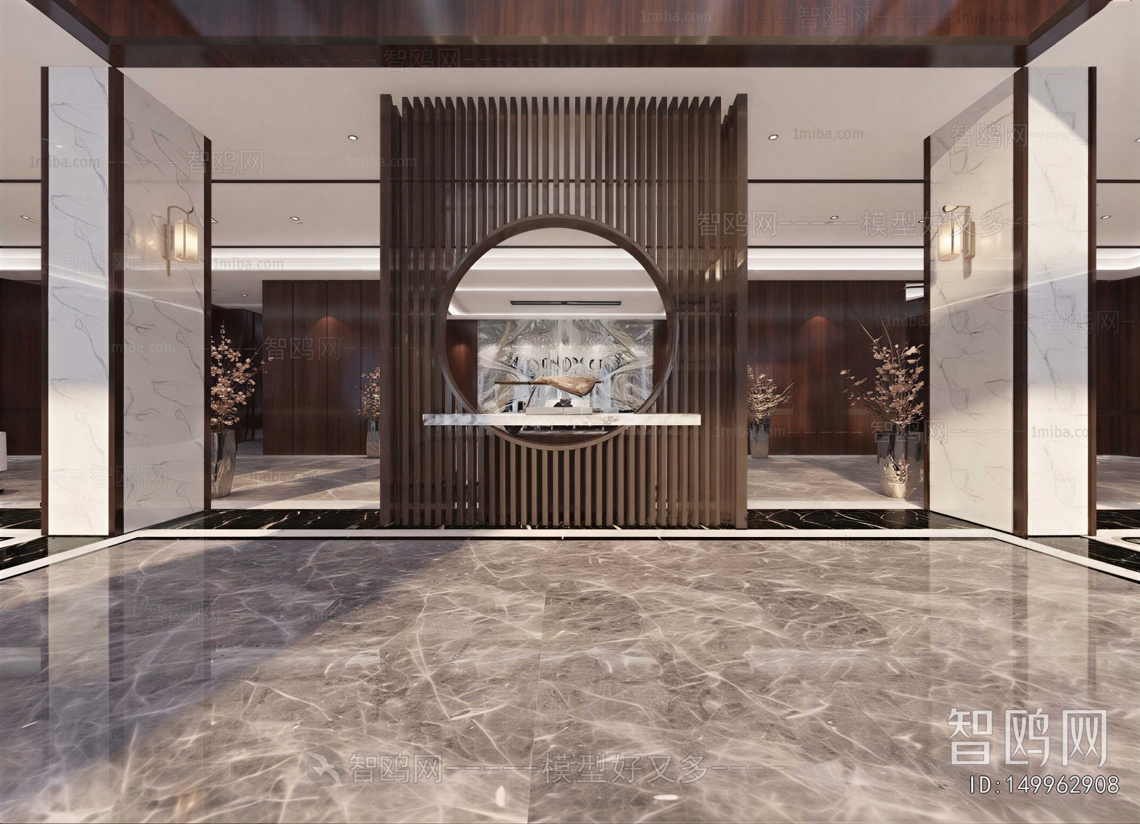 New Chinese Style Lobby Hall