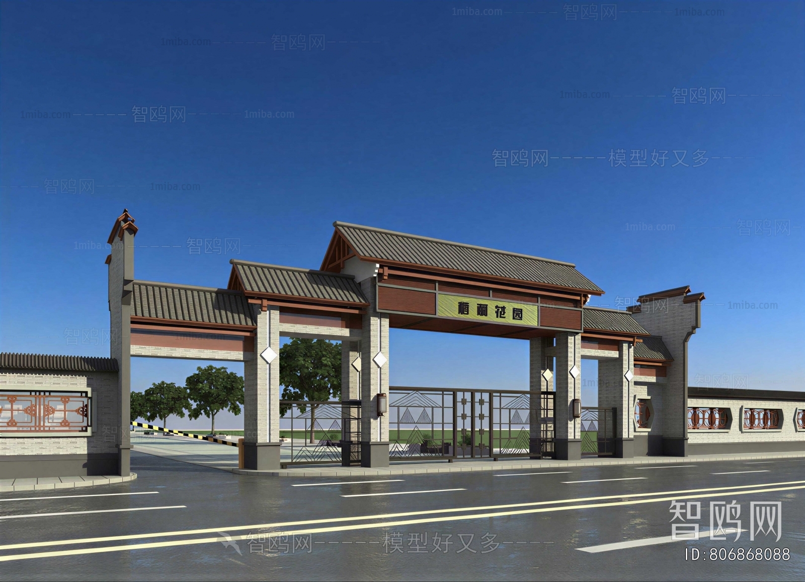 New Chinese Style Facade Element
