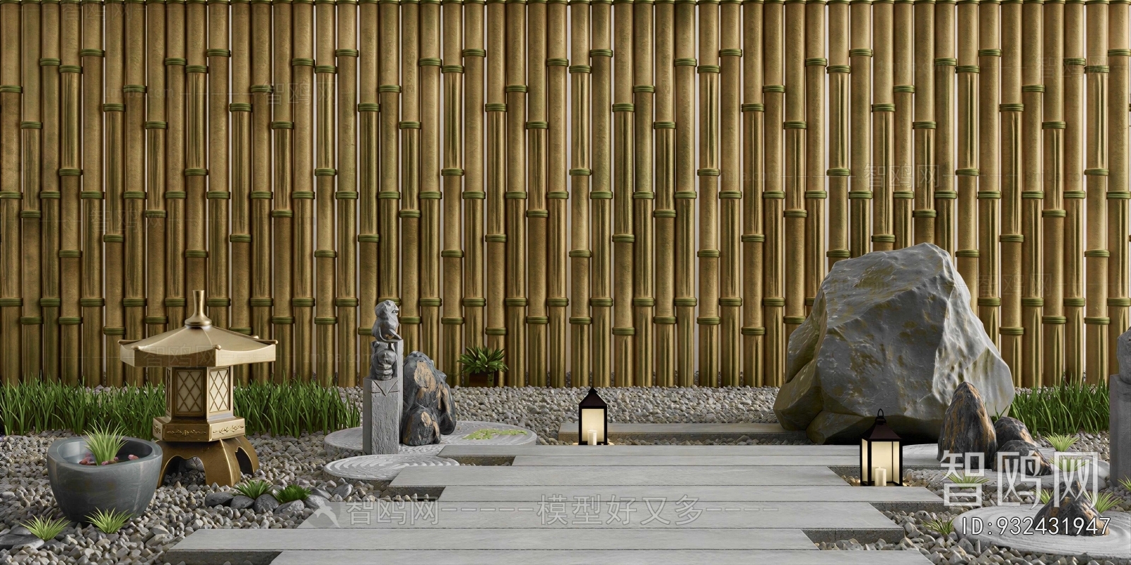 Japanese Style Courtyard/landscape