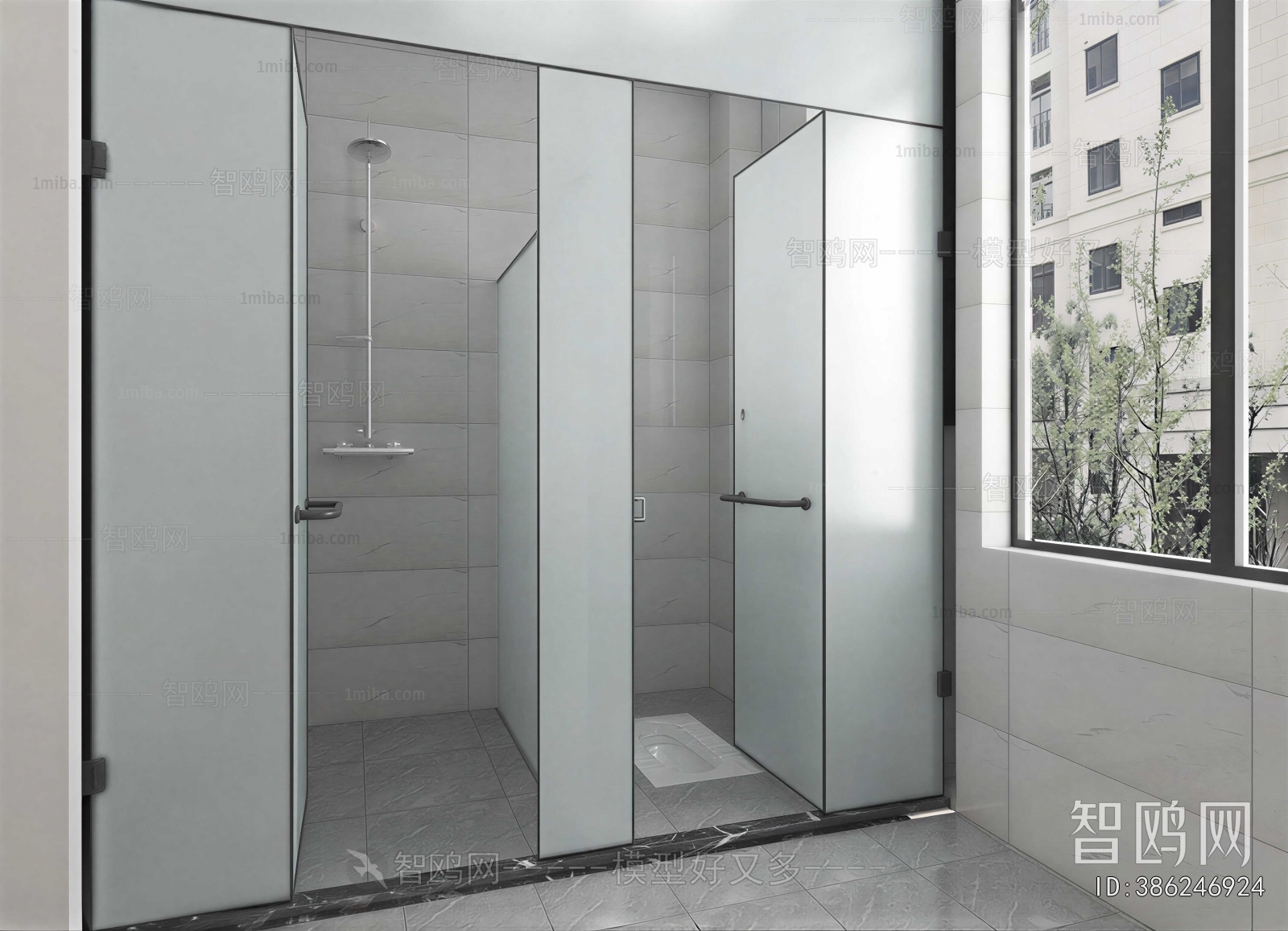 Modern Public Toilet