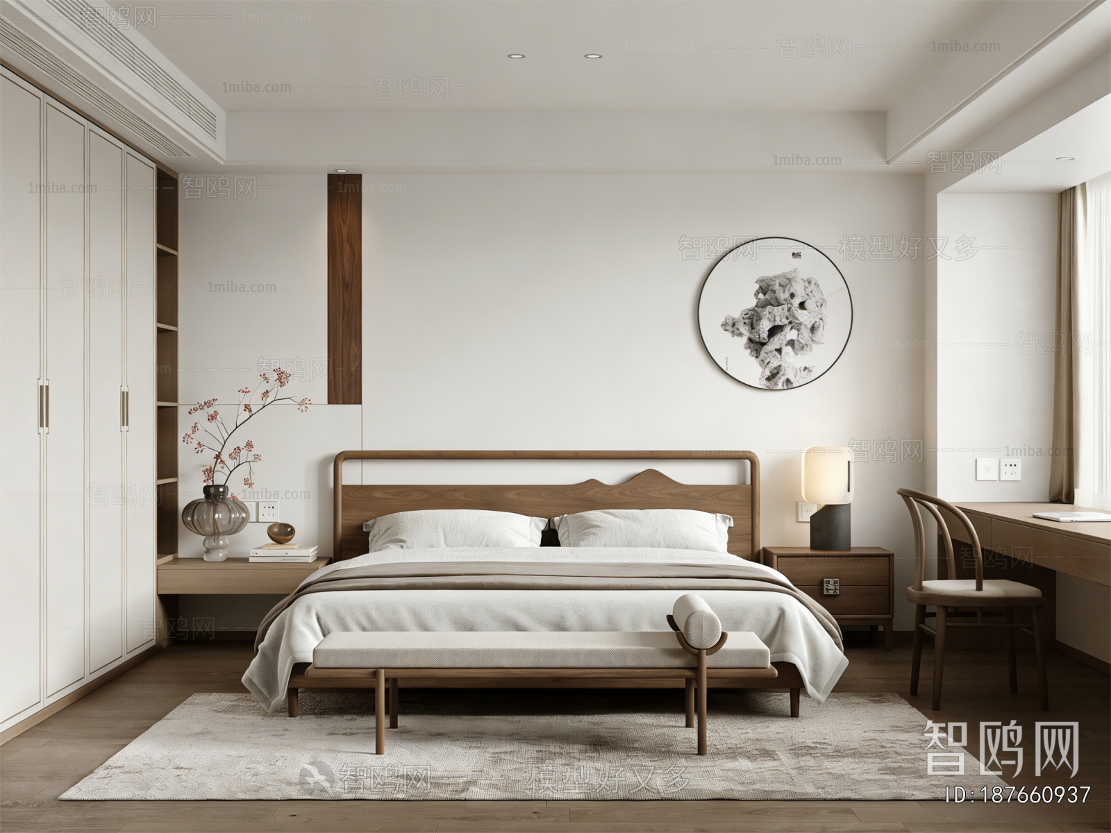 New Chinese Style Bedroom