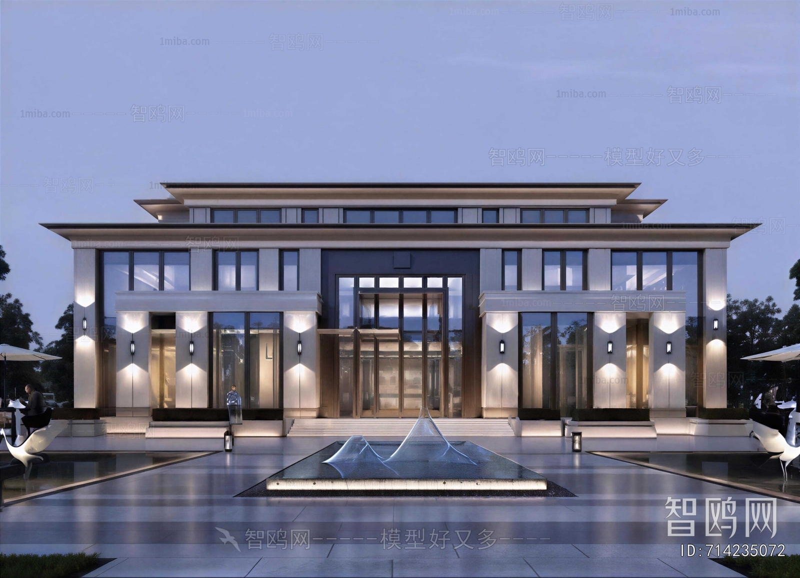 New Chinese Style Facade Element