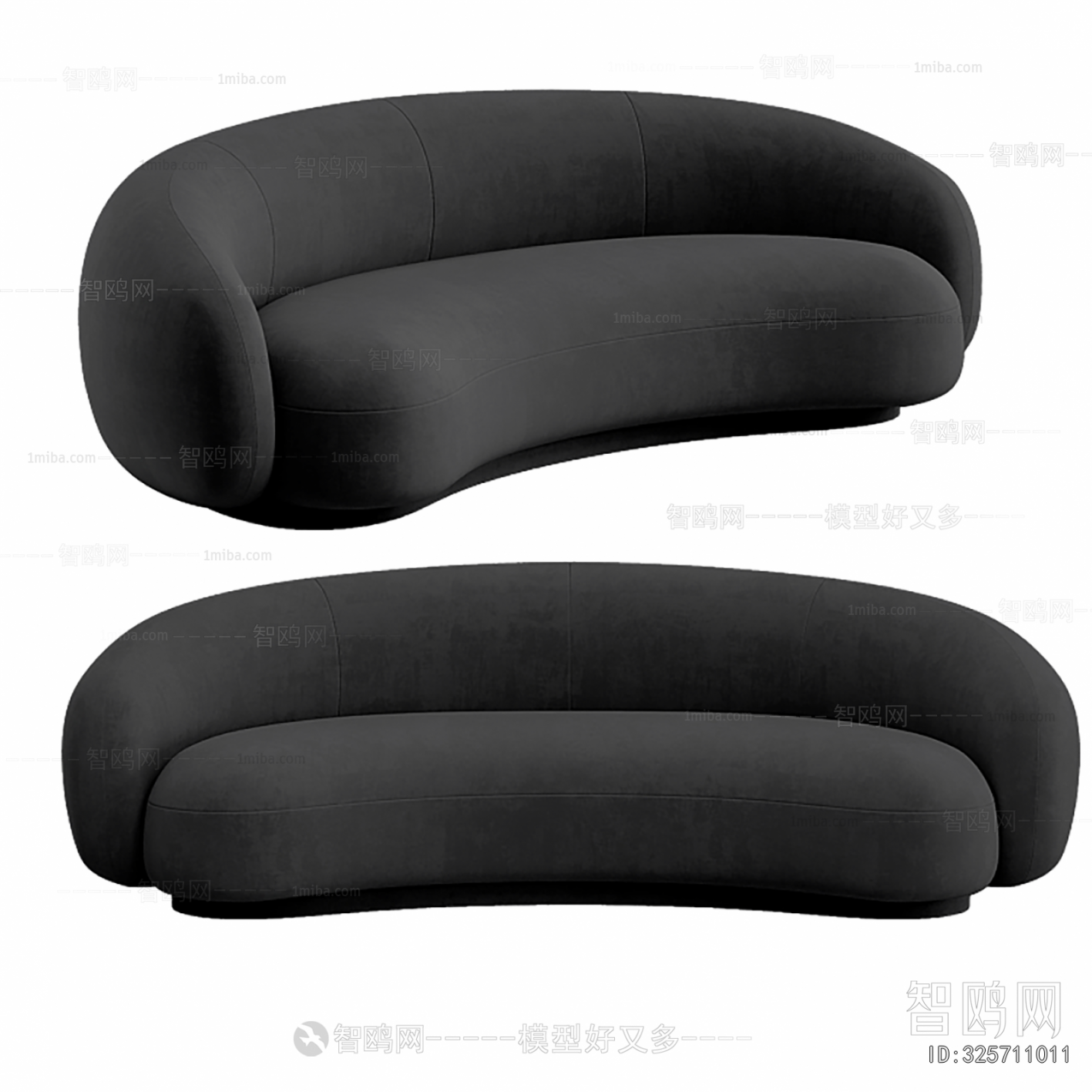 Modern Curved Sofa