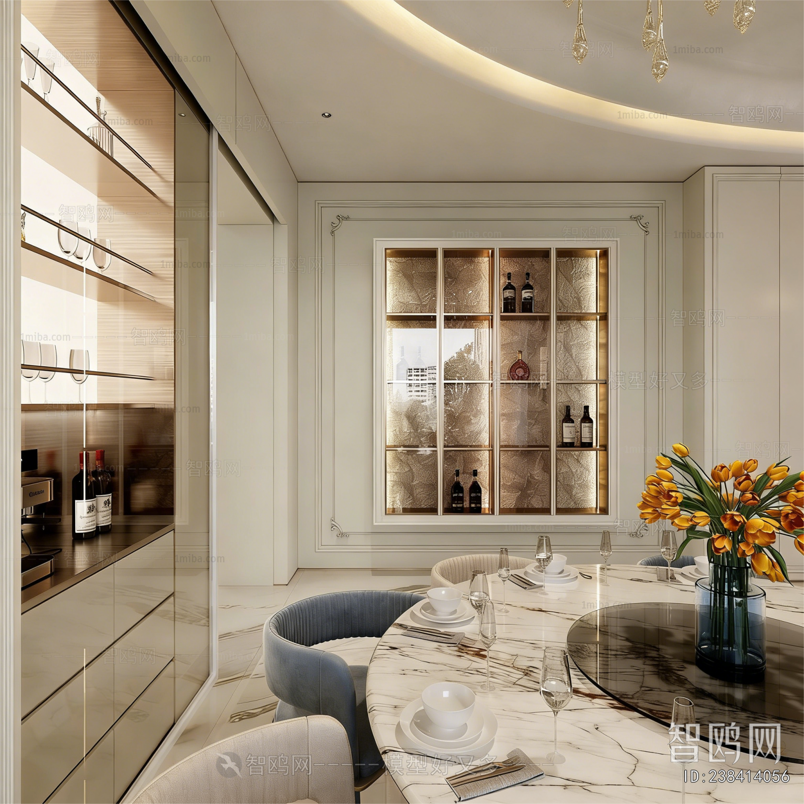 French Style Dining Room