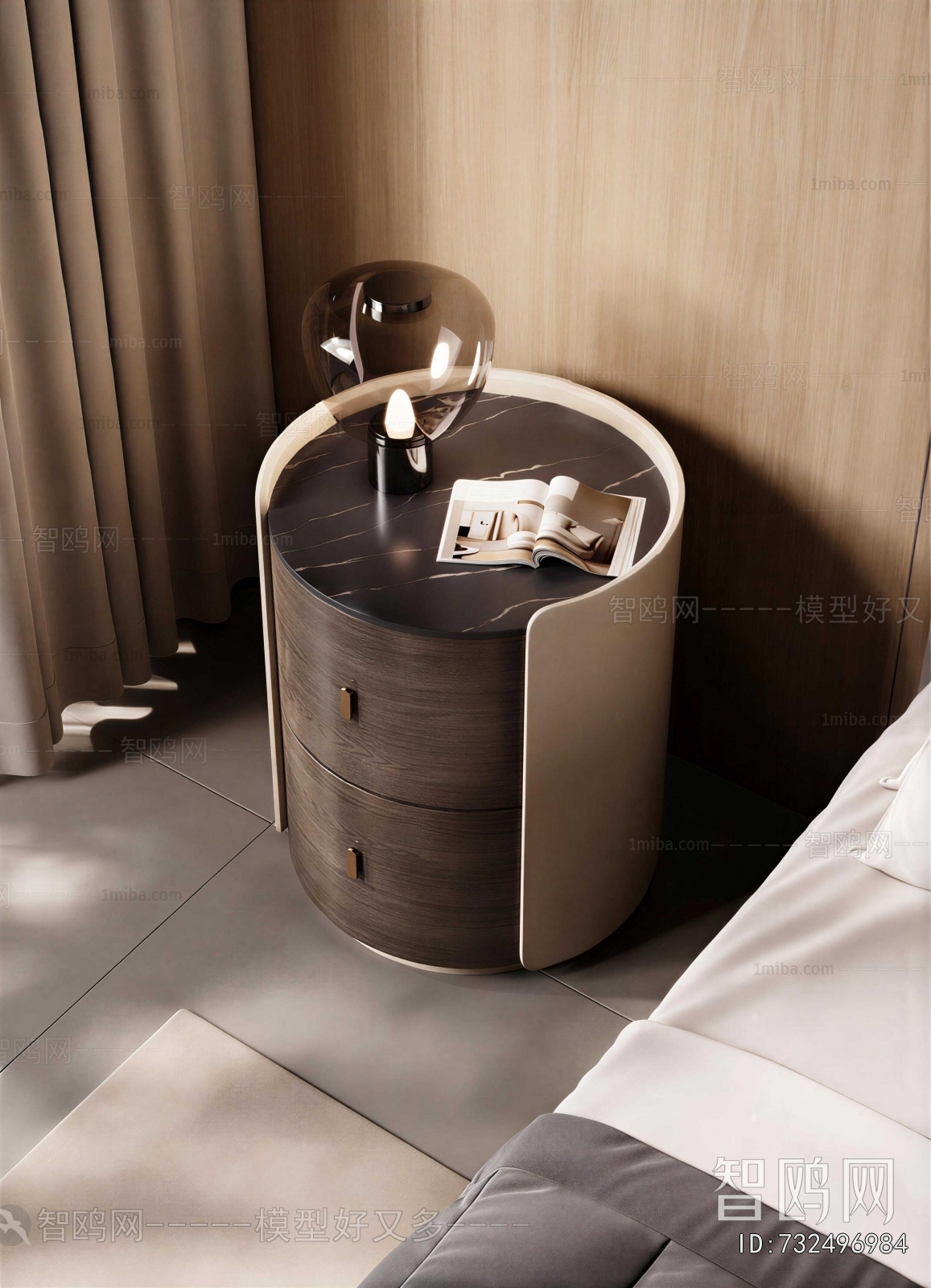 Modern Bedside Cupboard
