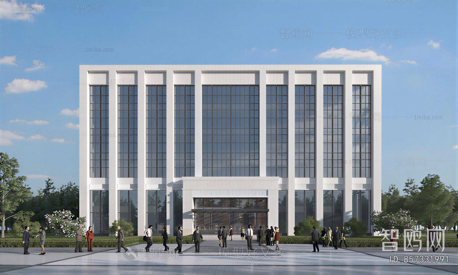 Modern Appearance Of Commercial Building
