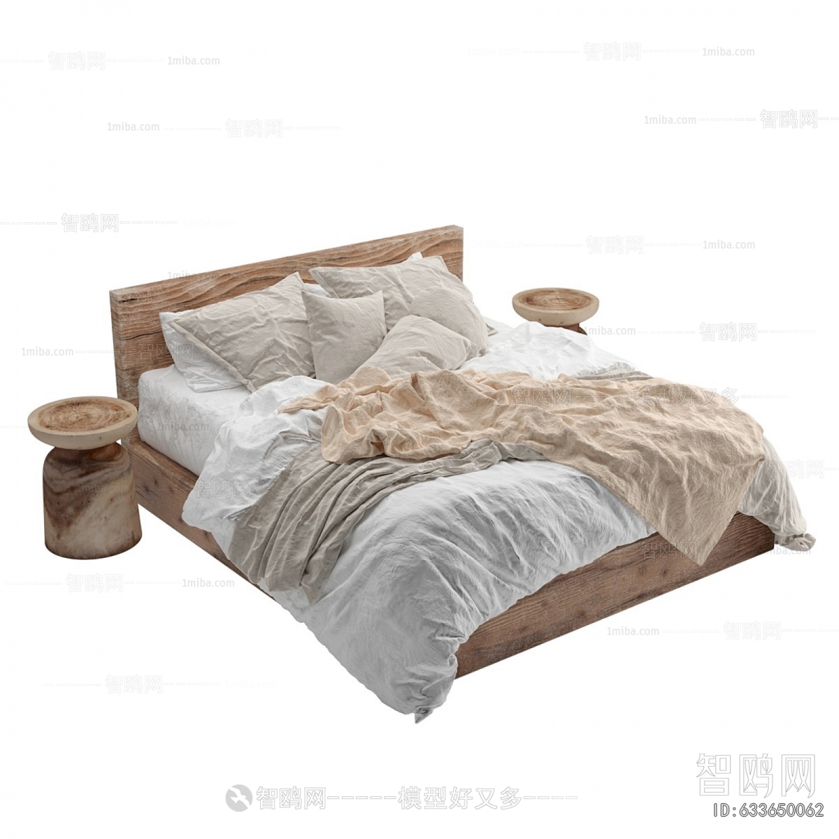Nordic Style Double Bed