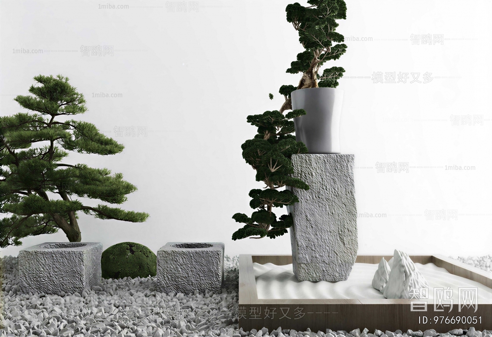 New Chinese Style Rockery Waterscape