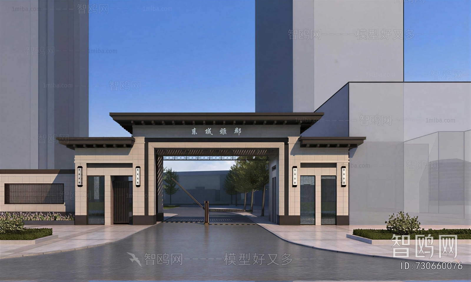 New Chinese Style Facade Element