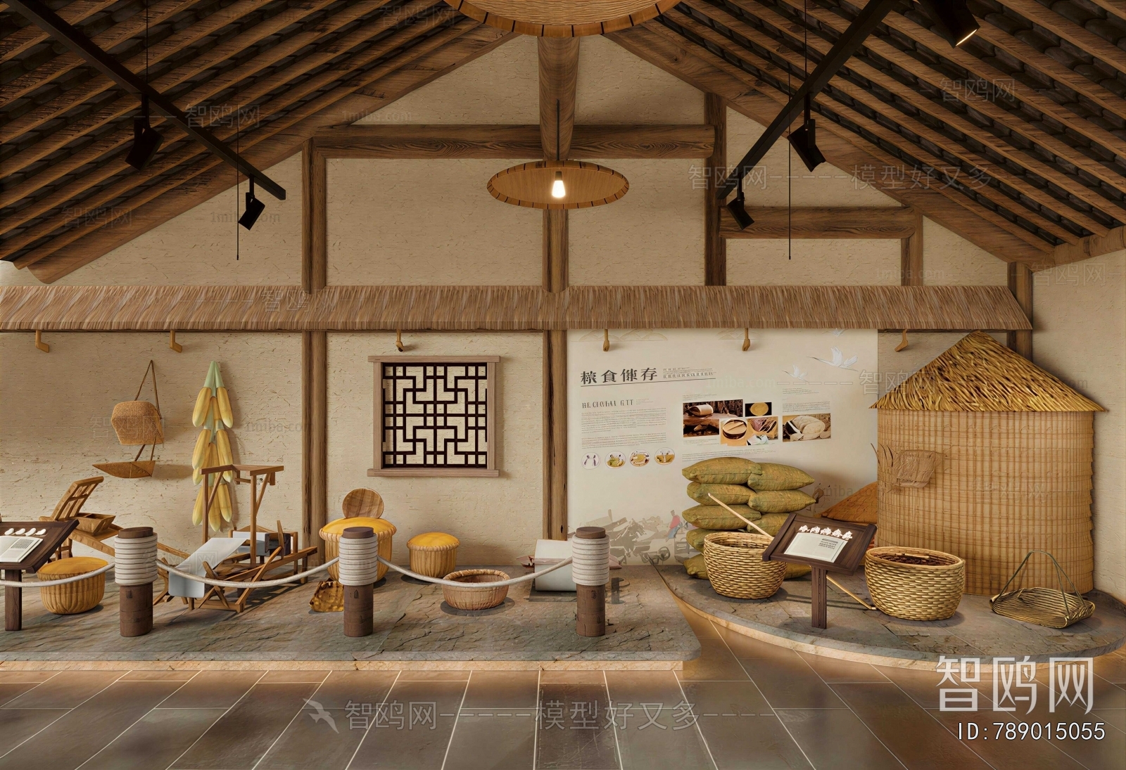 New Chinese Style Exhibition Hall
