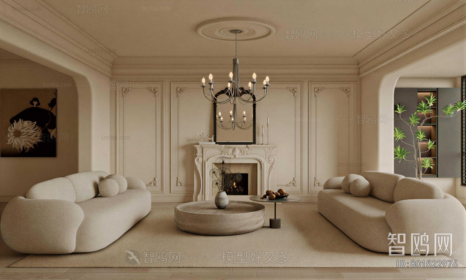 French Style A Living Room