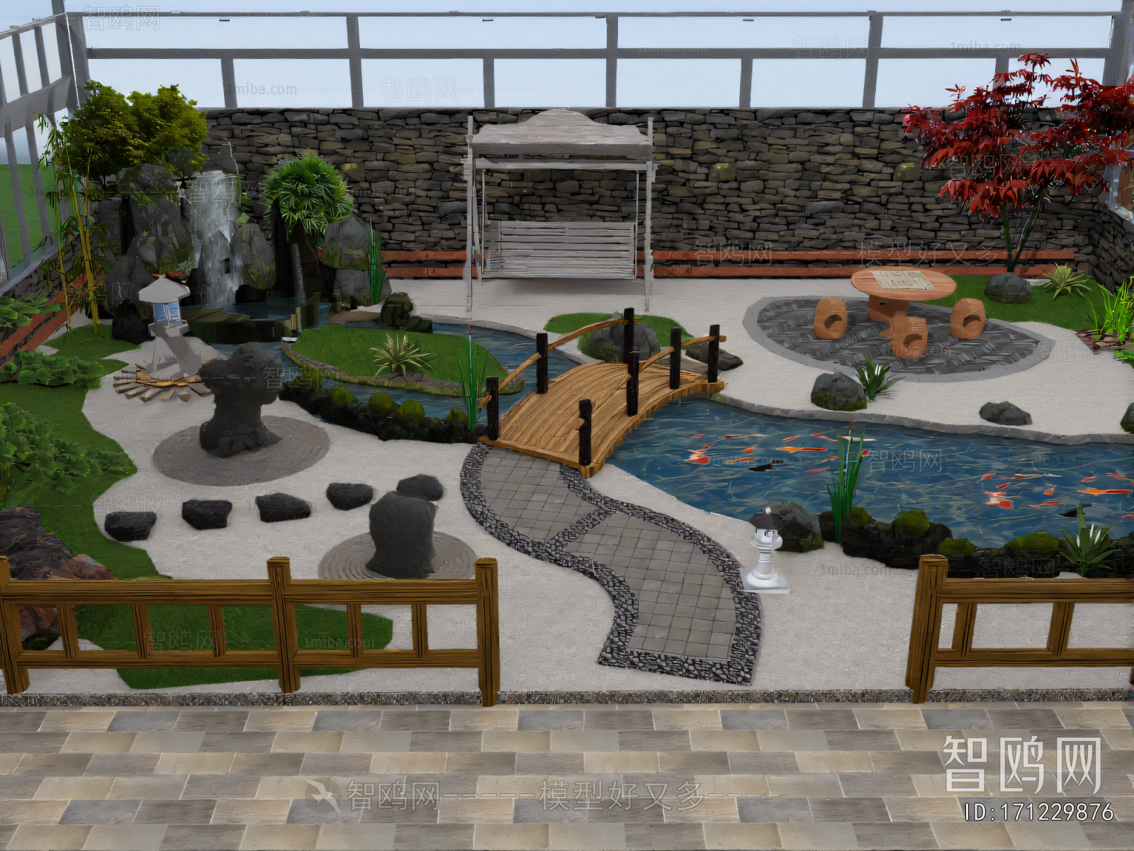 Japanese Style Courtyard/landscape
