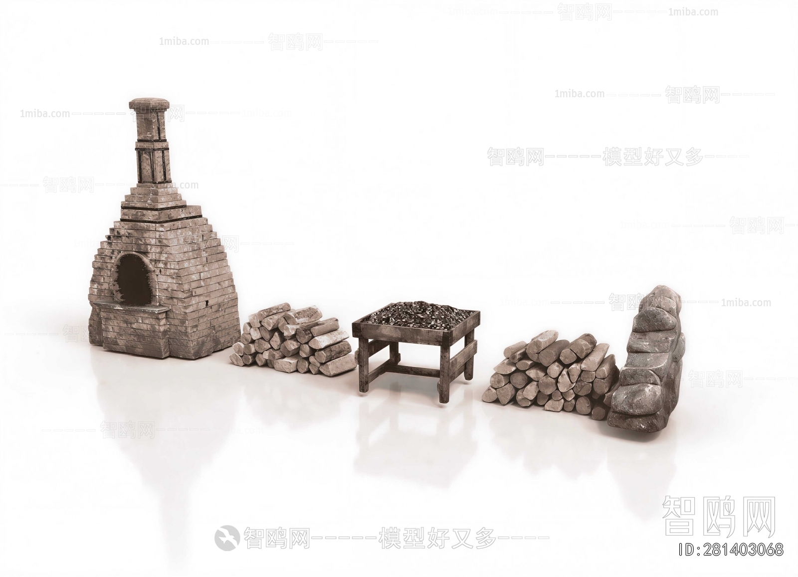 Chinese Style Fireplace