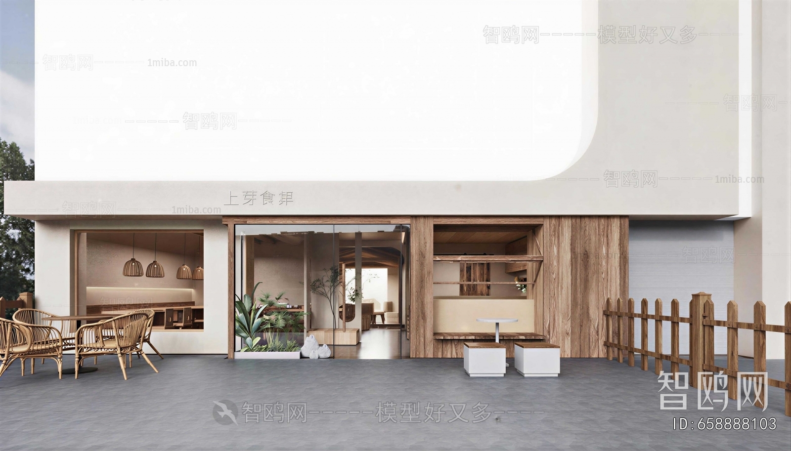 Japanese Style Facade Element