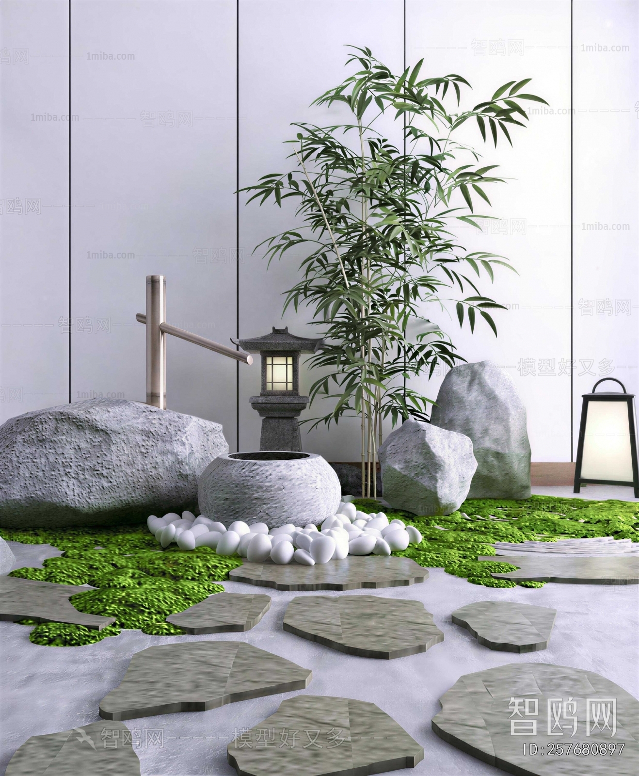 Japanese Style Rockery Waterscape